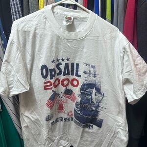 Op Sail maritime event USA VINTAGE y2k red white and blue baggy extra large men